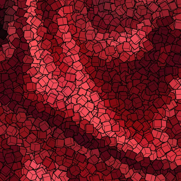 Geometrické Pozadí Šablona Prezentace Pozadí Vektoru Polygonální Styl Mozaika Červené — Stockový vektor