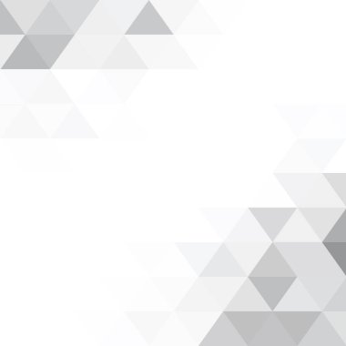 Açık gri geometrik arkaplan. Sunum, reklam ve broşür için soyut şablon.