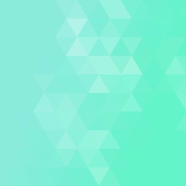 Mavi Üçgen Soyut Arkaplan. Geometrik Şekillerin Vektör Deseni