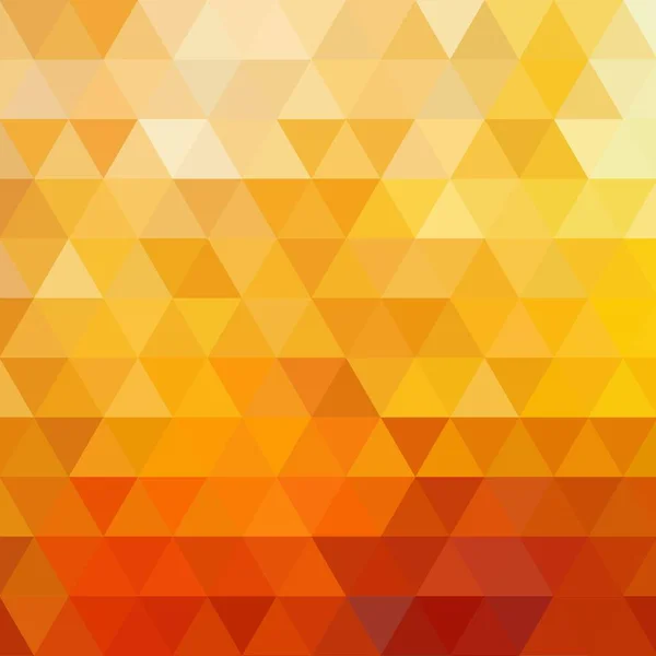 Elemento Design Geometrico Illustrazione Vettoriale Stile Poligonale Triangoli Arancioni — Vettoriale Stock