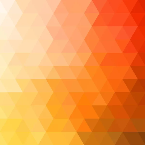 Triangoli Gialli Arancioni Esperienza Vettoriale Layout Brochure Copertina Modello — Vettoriale Stock