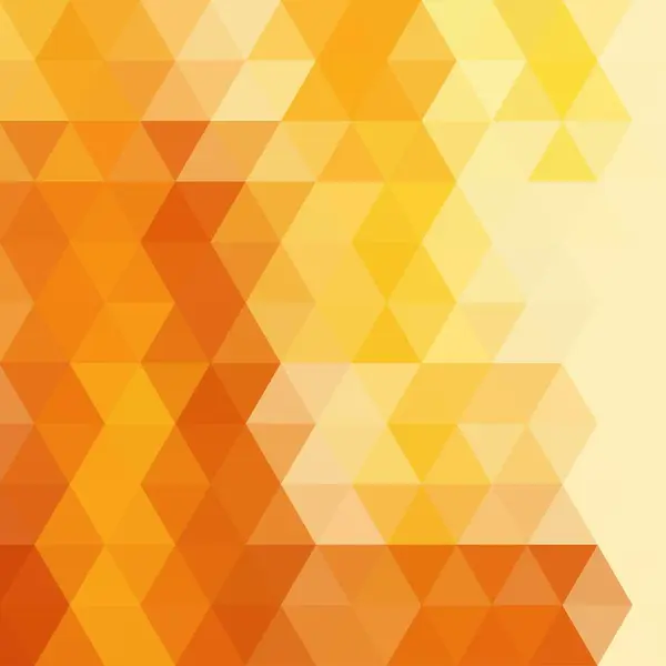 Triangoli Gialli Arancioni Esperienza Vettoriale Layout Brochure Copertina Modello — Vettoriale Stock