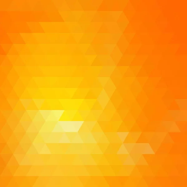 Patrón Hexágono Vectorial Fondo Abstracto Geométrico Con Elementos Triangulares Naranjas — Vector de stock