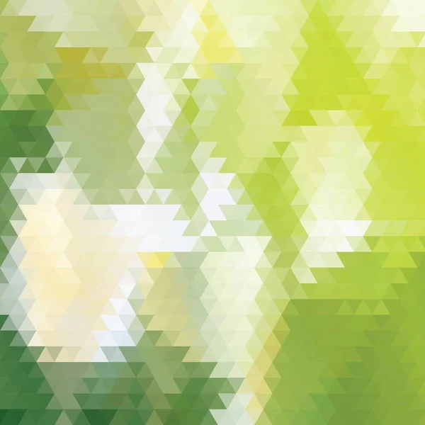 Abstrakter Hintergrund Aus Kleinen Grünen Dreiecken — Stockvektor