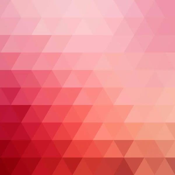 Modello Mosaico Vettoriale Rosso Chiaro Del Triangolo Illustrazione Brillante Che — Vettoriale Stock