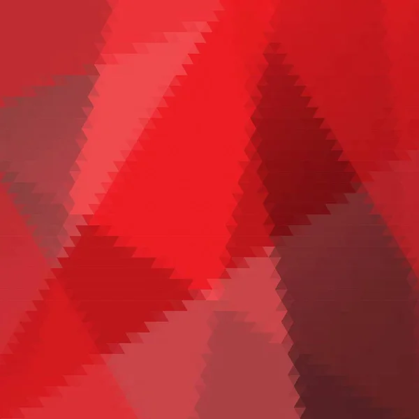 红色三角形 无缝几何背景 矢量图解 完全可以编辑 你可以改变形状和颜色 — 图库矢量图片