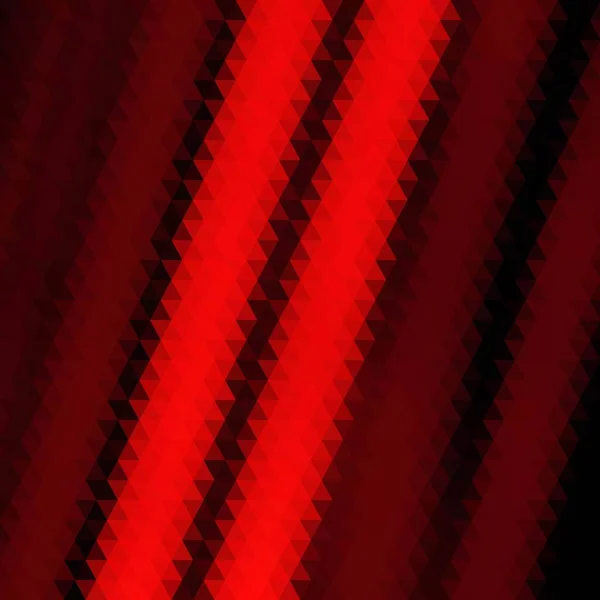 Czerwony Wzór Mozaiki Trójkąta Wektorowego Lśniąca Ilustracja Składająca Się Trójkątów — Wektor stockowy