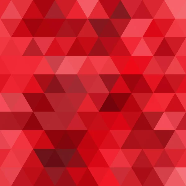 赤ベクトル三角形モザイクテンプレート 三角形で構成された輝くイラスト あなたのビジネスのための完全に新しいデザイン — ストックベクタ