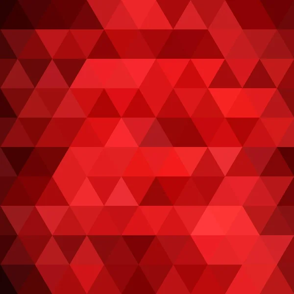 Triángulos Rojos Ilustración Vectorial Banner Para Publicidad Plantilla Para Presentación — Vector de stock