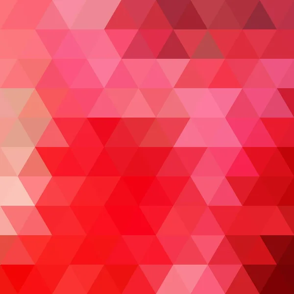 Design Géométrique Moderne Fond Mosaïque Rouge Triangle Géométrique Mosaïque Fond — Image vectorielle