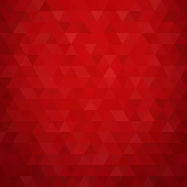 赤い幾何学的背景 三角形抽象ベクトルの背景 — ストックベクタ