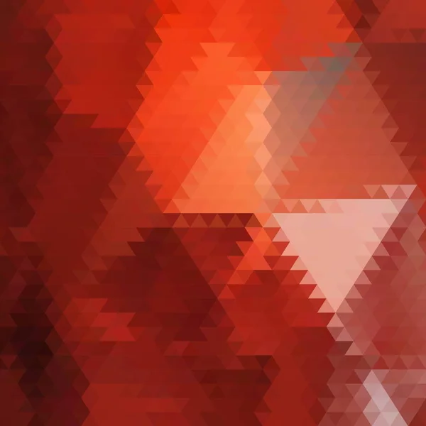 Roter Dreieckiger Hintergrund Vektor Abstrakte Grafiken Präsentationsvorlage Werbebanner Dekorationselement — Stockvektor