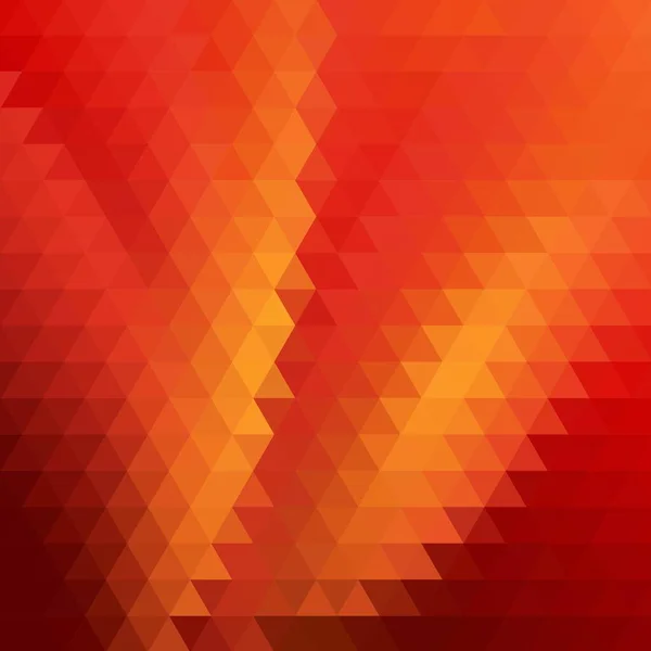 Fondo Triangular Rojo Ilustración Abstracta Del Vector Elemento Decorativo — Vector de stock