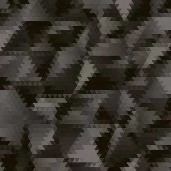 Dunkelgraues Dreiecksmuster Geometrische Tapete Abstrakter Hintergrund Vektor Illustration — Stockvektor