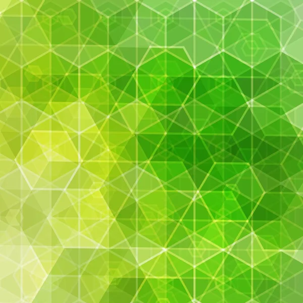 Цветной Треугольный Фон Векторный Шаблон Презентации Зеленые Триангелы — стоковый вектор