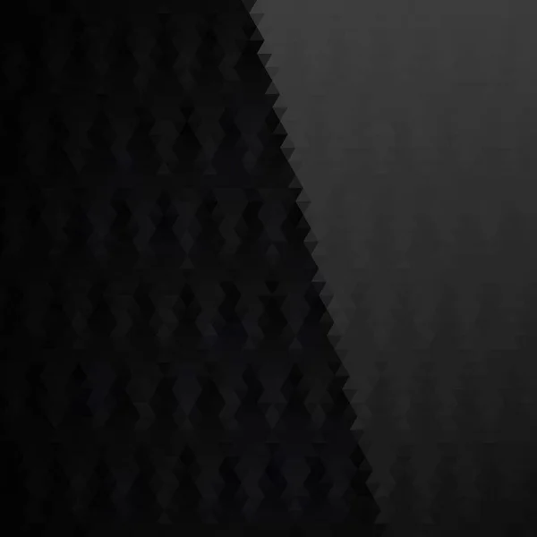 黒の三角形の背景 バナー プレゼンテーション カバー レイアウトなどのテンプレート デザイン要素 — ストックベクタ