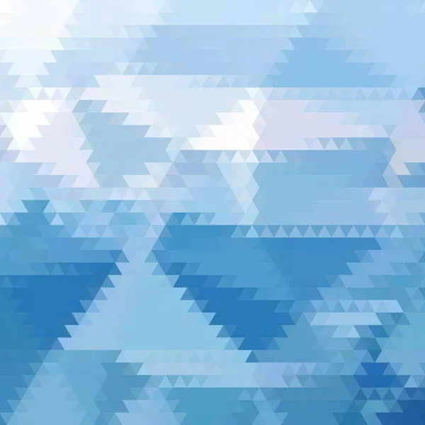 Fundo Geométrico Abstrato Imagem Vetorial Estilo Poligonal Triângulos Azuis —  Vetores de Stock