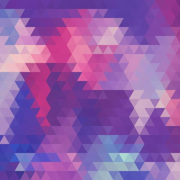 Paarse Driehoeken Achtergrond Veelhoekige Stijl — Stockvector