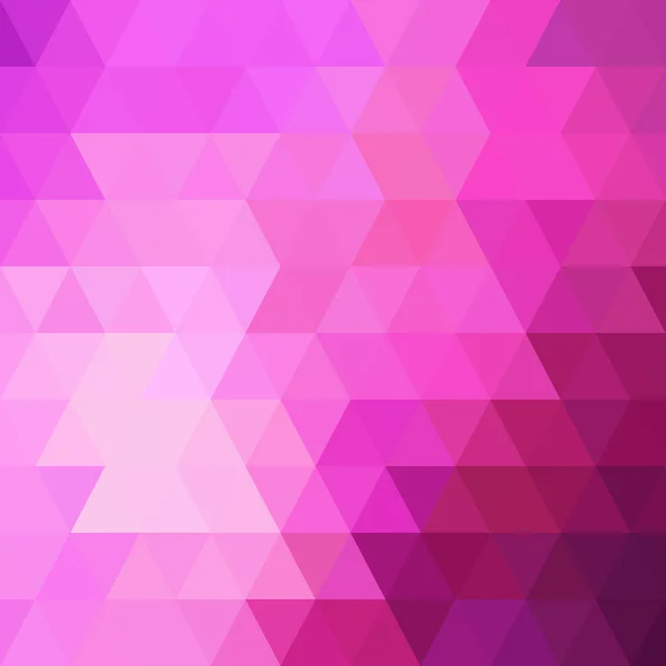 ピンクの三角形のイラスト 多角形のスタイル 抽象的なベクトル背景 — ストックベクタ
