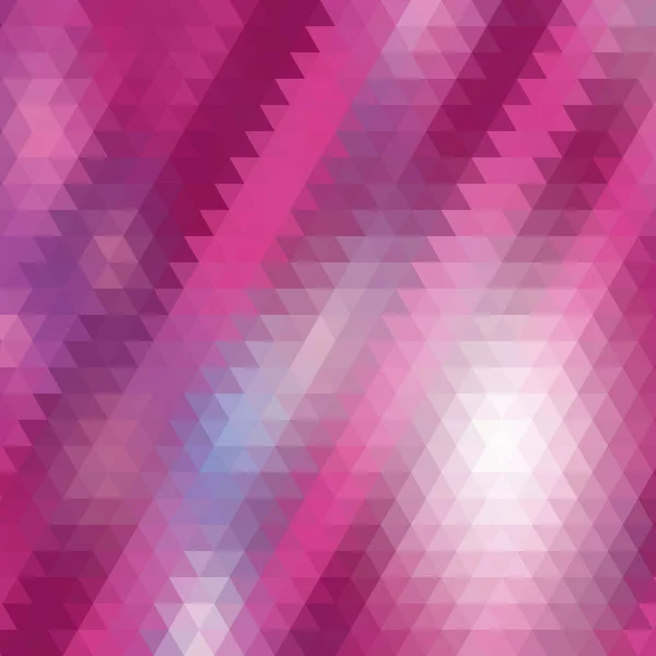 Рожевий Трикутник Ілюстрація Багатокутний Стиль — стоковий вектор