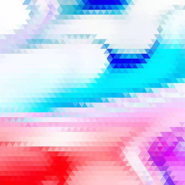Színes Vektor Pixel Háttér Elvont Geometriai Kép Sokszögletű Stílusban — Stock Vector