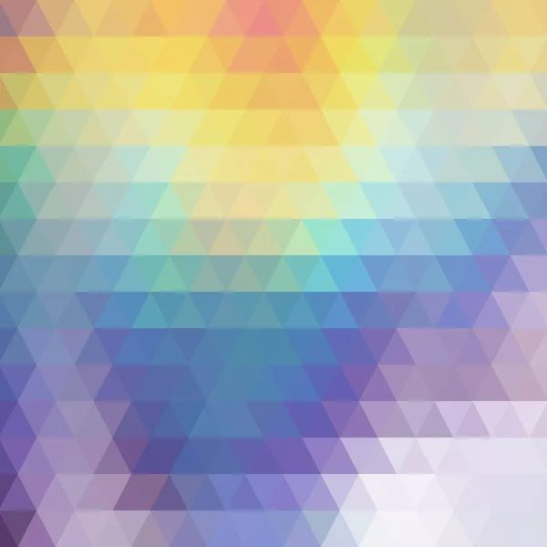 Abstract Background Consisting Colorful Triangles — Stock Vector