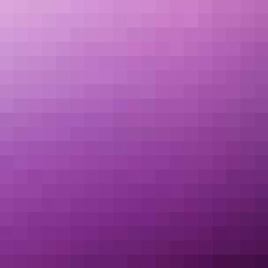 Mor geometrik tasarım elementi. Çokgen biçiminde vektör illüstrasyonu. Piksel.