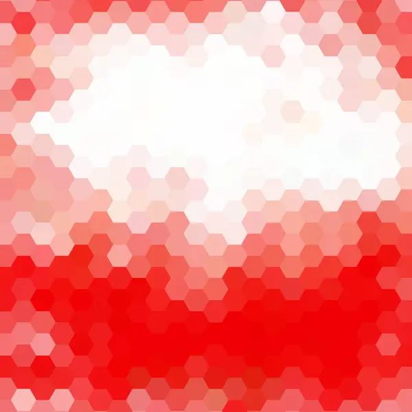 Красный Шестиугольный Абстрактный Фон Шаблон Презентации Рекламы Обложки Геометрическое Изображение — стоковый вектор