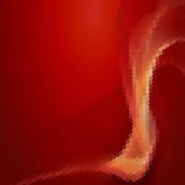 Červené Šestiúhelníkové Pozadí Šablona Prezentace Prvek Dekorace Polygonální Styl Abstraktní — Stockový vektor