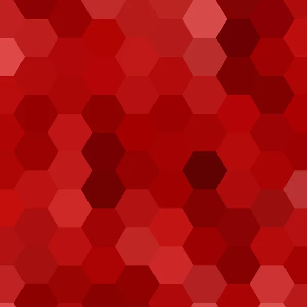 Red Geometric Background Polygonal Style Sample Layout Hexagons — Stock Vector