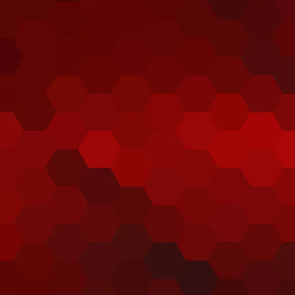 Геометричне Зображення Абстрактний Векторний Фон Кольоровий Фон Червоні Шестикутники — стоковий вектор