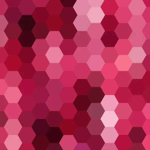 赤い六角形の背景 現代の幾何学的背景 — ストックベクタ