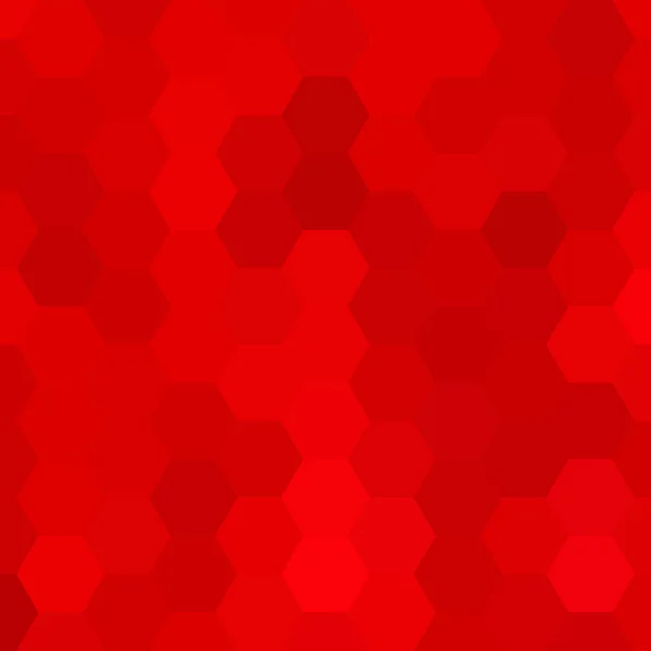 带有一组六边形的浅红色矢量背景 用一组五彩缤纷的六边形来说明 您的品牌书的新模板 — 图库矢量图片