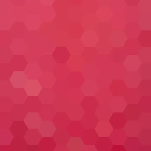 Fond Hexagonal Rouge Fond Géométrique Moderne — Image vectorielle