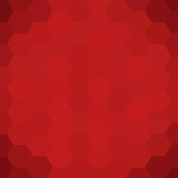 Vörös Hatszög Háttér Bemutatási Sablon Vektorháttér — Stock Vector