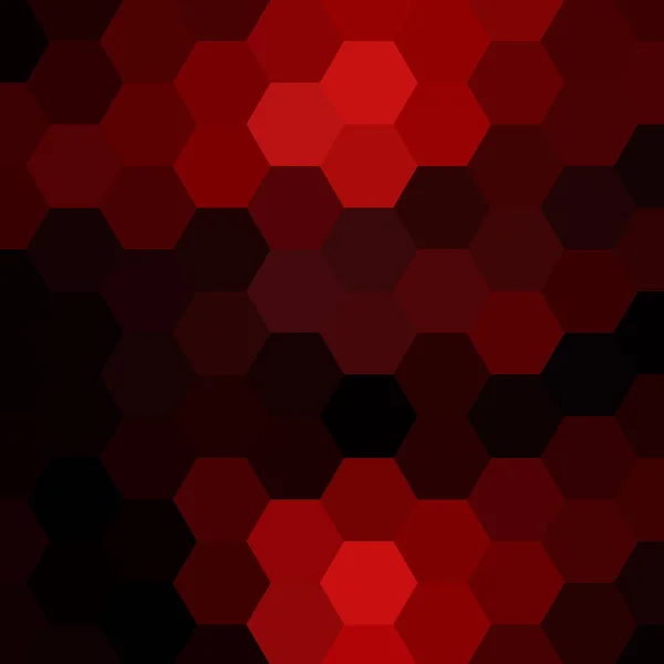 Röd Hexagon Bakgrund Mönster Hexagon Tapet Vektorillustration Eps — Stock vektor
