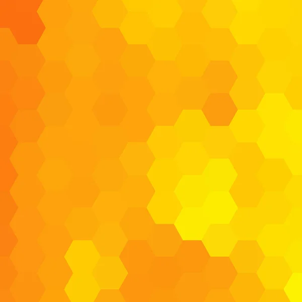 Plantilla Presentación Moderna Geométrica Amarilla Elemento Diseño Hexágono Estilo Poligonal — Vector de stock