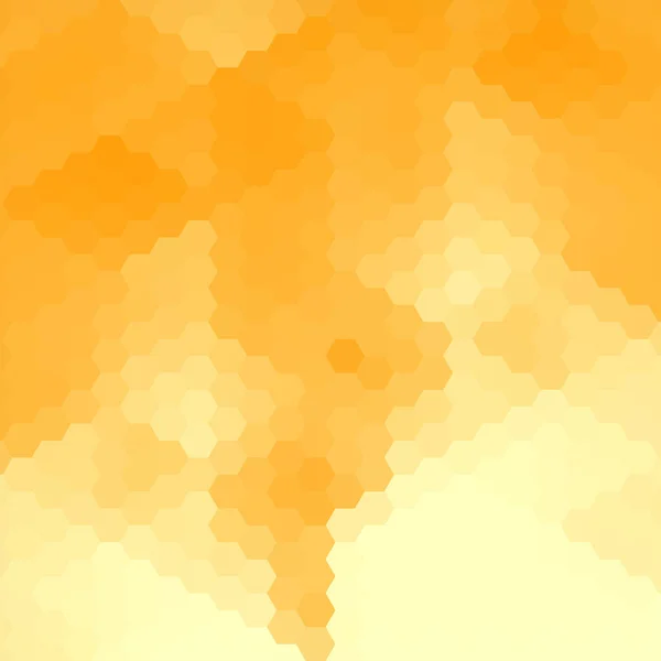 Geometryczny Obraz Abstrakcyjne Tło Wektora Kolorowe Tło Żółte Sześciokąty — Wektor stockowy