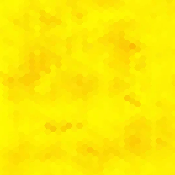 Imagem Geométrica Fundo Vetorial Abstrato Fundo Colorido Hexágonos Amarelos — Vetor de Stock
