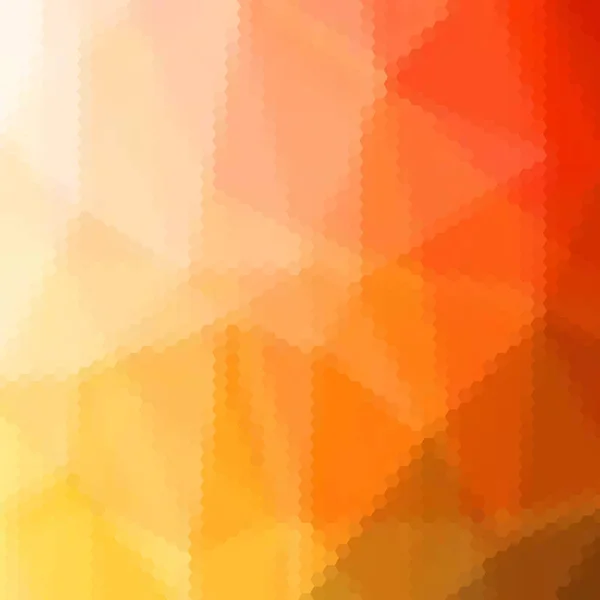 Orangefarbener Sechseck Hintergrund Polygonalen Stil Vektorvorlage Für Präsentationen Anzeigen Broschüren — Stockvektor