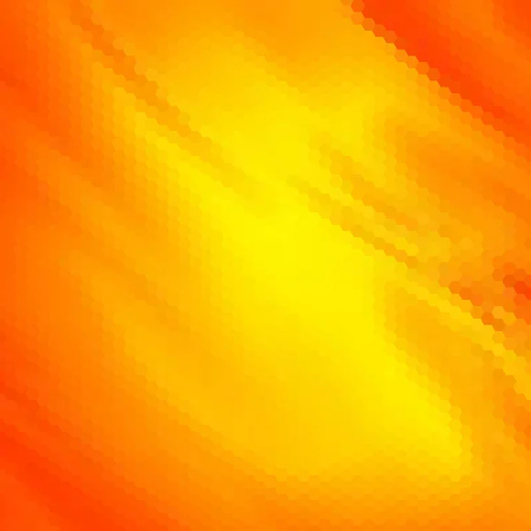 Streszczenie Pomarańczowo Żółte Tło Sześciokąta Styl Wielokątny Ilustracja Geometryczna Wektora — Wektor stockowy