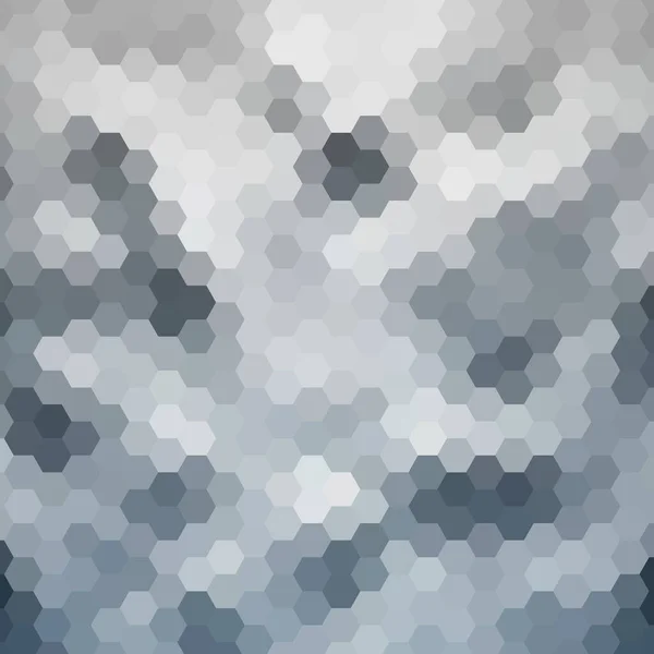Hexagon Grå Bakgrund Abstrakt Designelement — Stock vektor