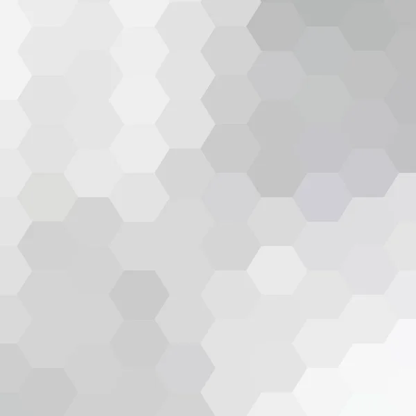 Grå Hexagon Bakgrund Presentationsmall Vektor Bakgrund — Stock vektor
