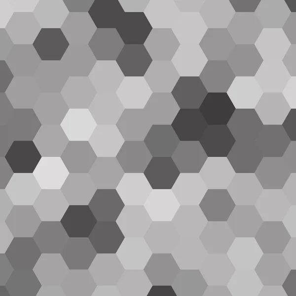 Fond Hexagonal Gris Motif Papier Peint Hexagonal Illustration Vectorielle Spe — Image vectorielle