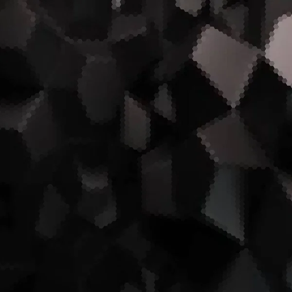 ダークグレー六角形テクスチャ技術の背景 3Dレンダリングイラスト — ストックベクタ