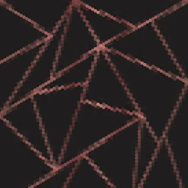 Abstracte Vectorachtergrond Geometrische Afbeelding Donkerrode Zwarte Kiezelstenen — Stockvector