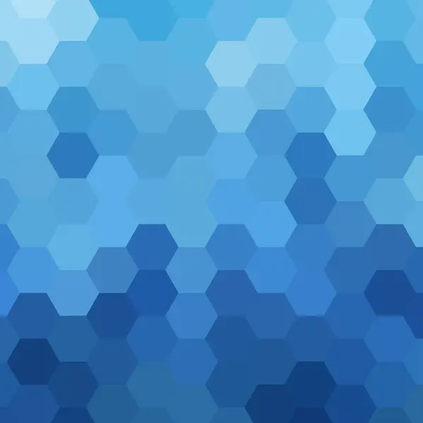 Mooie Lichtblauwe Kleur Hexogonale Achtergrond Vectorillustratie Veelhoekig Patroon Ontwerp Voor — Stockvector
