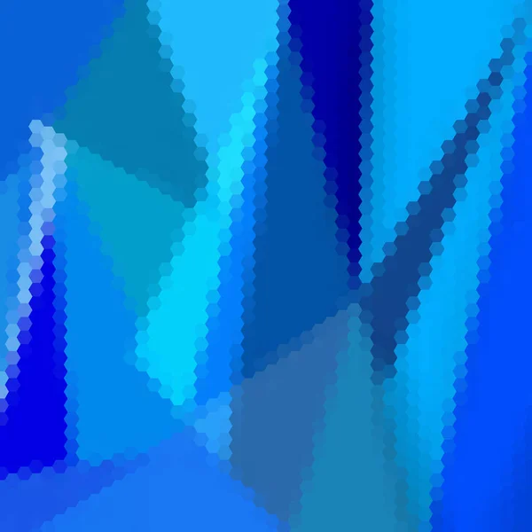 Όμορφο Γαλάζιο Χρώμα Εξαγωνικό Φόντο Διανυσματική Απεικόνιση Πολυγωνικό Μοτίβο Σχέδιο — Διανυσματικό Αρχείο