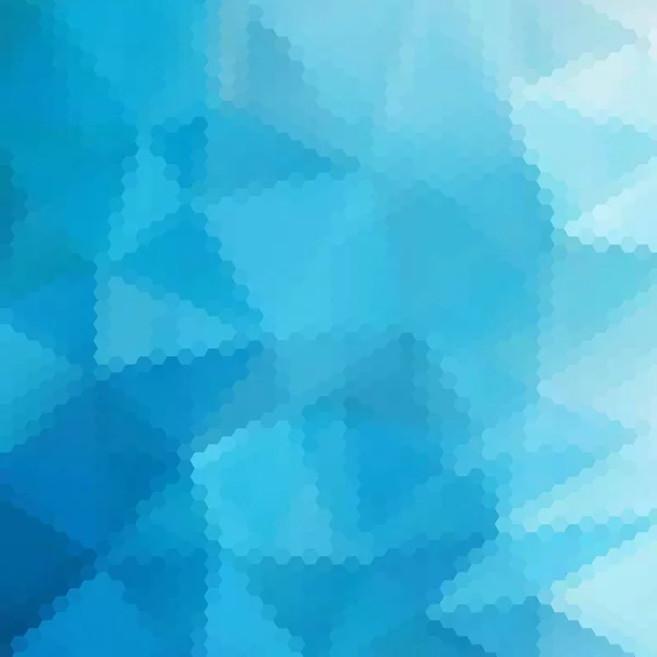 Fundo Hexágono Vetorial Ilustração Geometric Blue Abstrato Estilo Poligonal Mosaico — Vetor de Stock