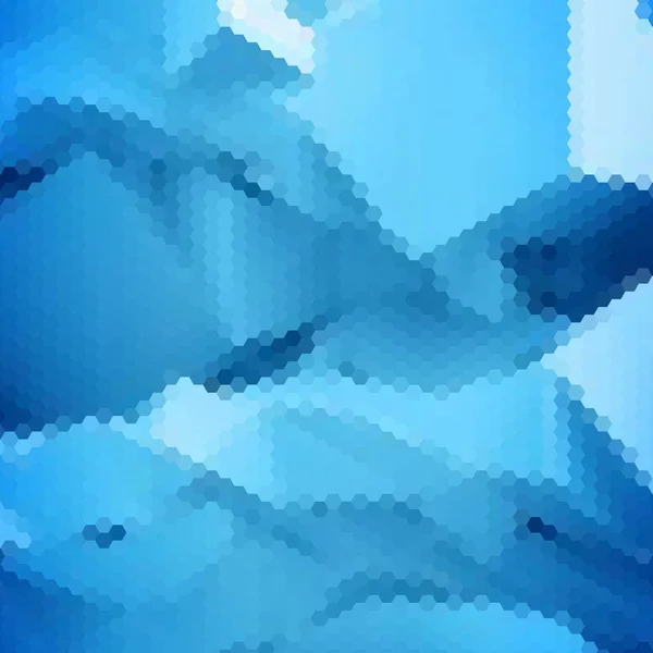 Hermoso Fondo Hexogonal Color Azul Claro Ilustración Vectorial Patrón Poligonal — Archivo Imágenes Vectoriales